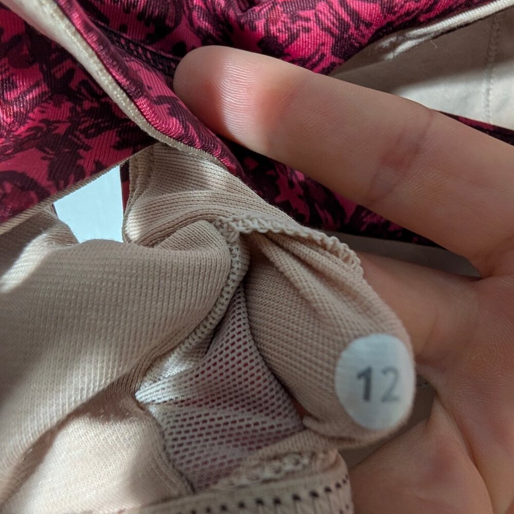 Lululemon All Sport Support Tank Bordeaux Drama Mountain Peaks Bon Bon Bordeaux - Picture 10 of 10